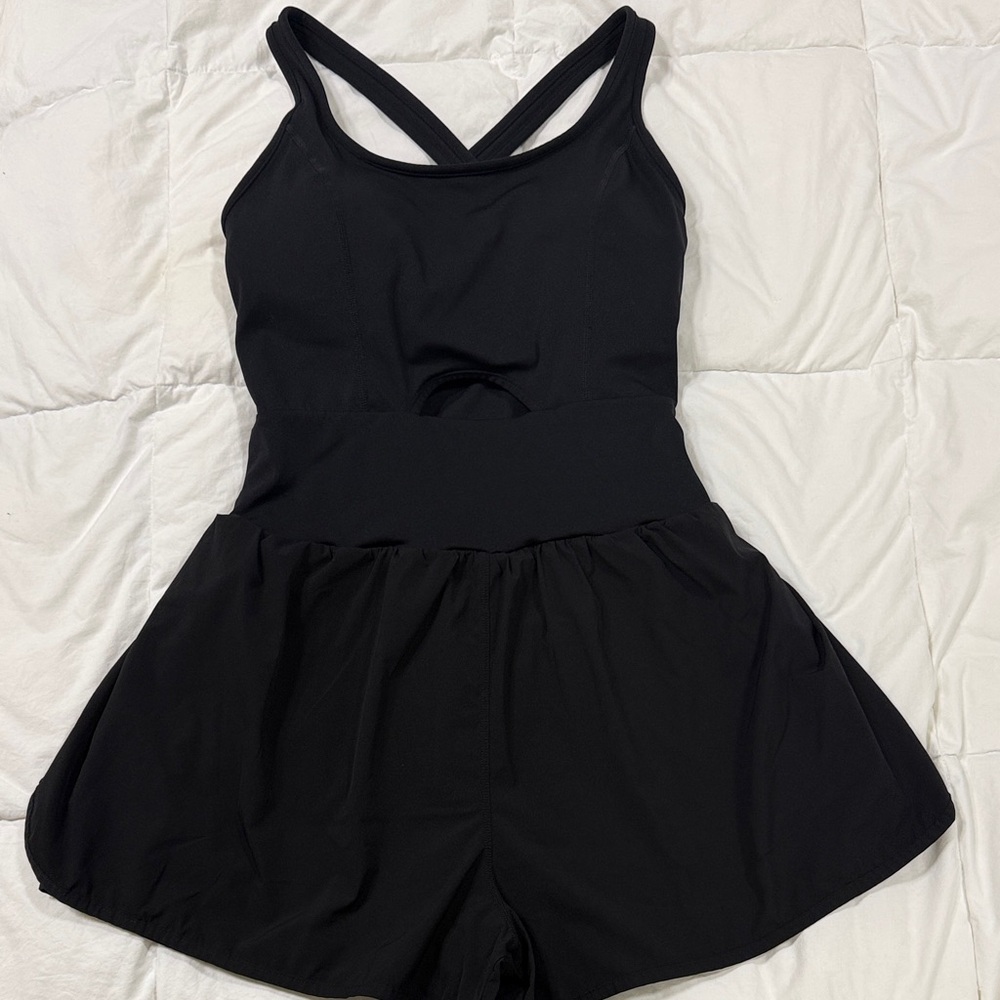 Elegant Black Women's Swim Dress